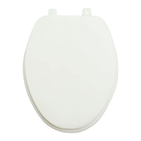 Mainstays White Elongated Soft Vinyl Toilet Seat