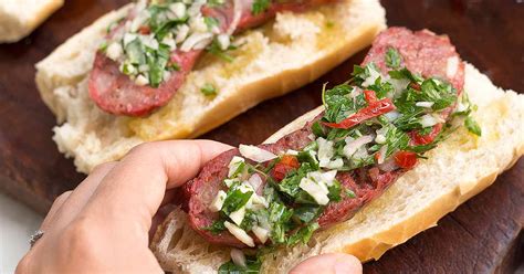 The Best Argentine Choripan With Chimichurri Foodal Com