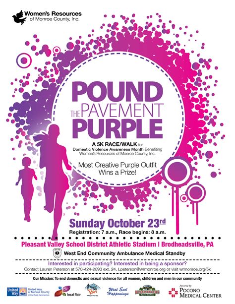 Womens Resources 4th Annual ‘pound The Pavement Purple 5k
