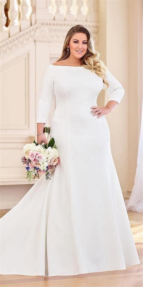 24 graceful plus size wedding dresses plus size wedding dresses simple … plus size wedding