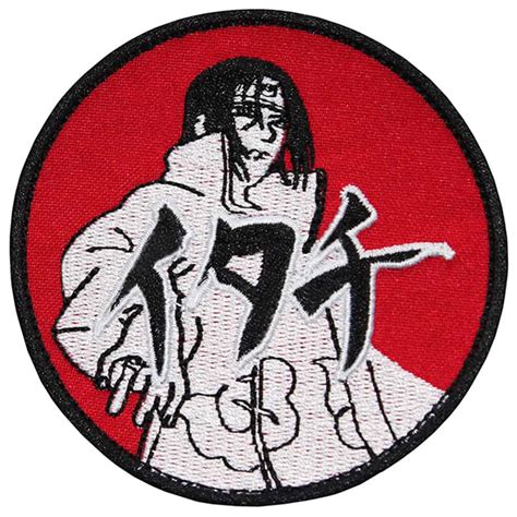 Uchiha Itachi Anime Naruto Embroidered Sew On Iron On Velcro Patch