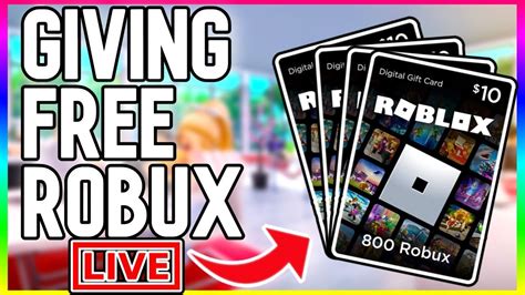 Free Robux Giveaway 🔴live🔴 Youtube