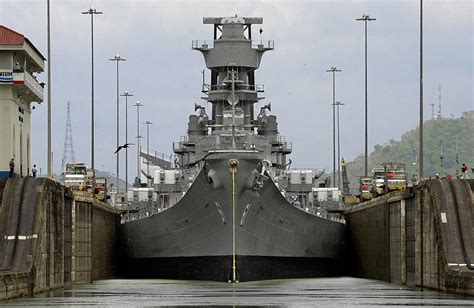 Iowa Class Battleships Are The Widest Ships To Ever Use The Panama Canal