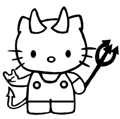 Kitty loves to dress typically like girls wearing clips and bands and wearing nice girlish colored clothes. Hello Kitty Halloween Coloring Pages | Hello Kitty Forever