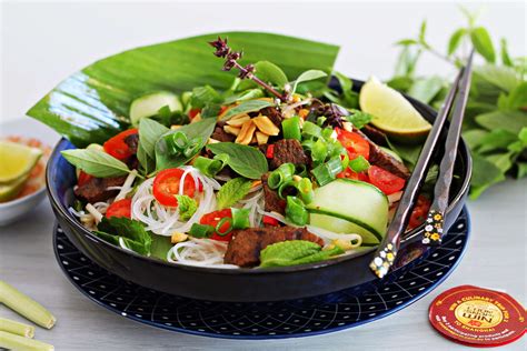 Thai Beef Noodle Salad Asian Inspirations