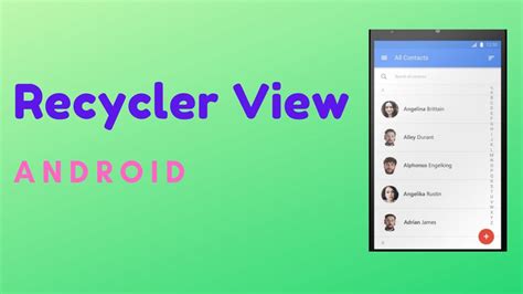 Recyclerview In Android Studio 2021 How To Use Recycler View In