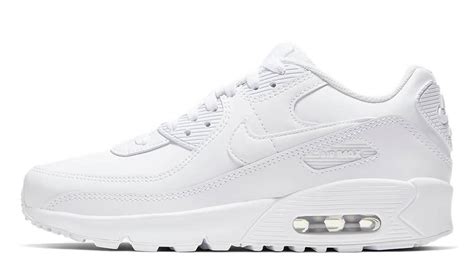 Nike Air Max 90 Gs Ltr Triple White Where To Buy Cd6864 100 The Sole Supplier