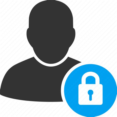 Account Lock Locked Person Profile Security User Icon