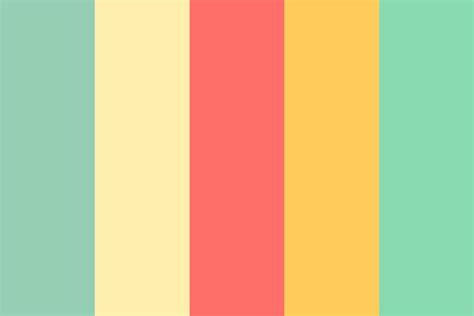 Making a color palette is the first step. Beach Color Palette