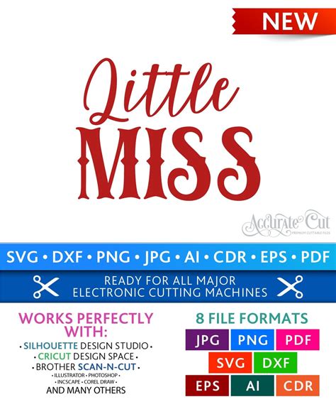 Little Miss Svg Little Miss Cut Files New Baby Cricut Etsy
