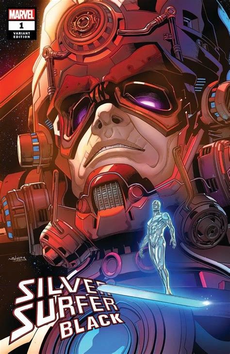 Silver Surfer Black 1 2019 Cosmic Comics Exclusive Variant Cover By