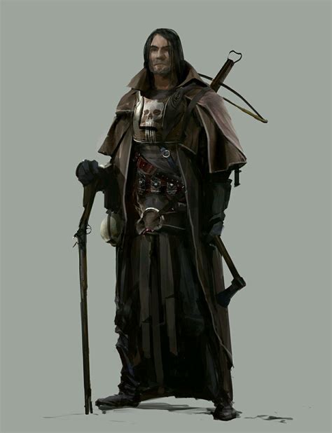Human Male Wizard Ranger Punisher Fantasy Characters
