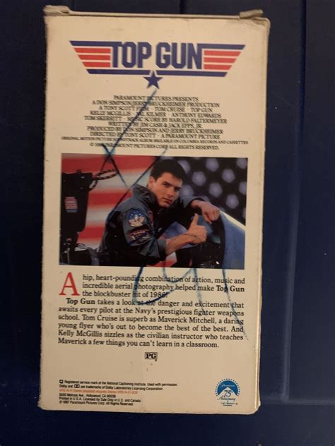 Top Gun Vhs 1987 First Edition 37757216927 Ebay