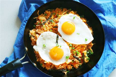 kimchi fried rice kimchi bokkeumbap asian inspirations