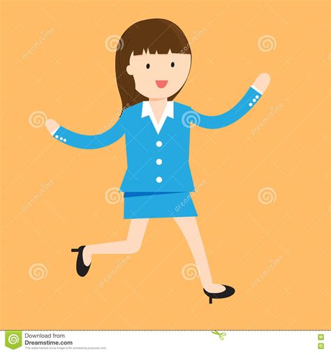 Business Woman Cartoon Character Stock Illustration Illustration Of