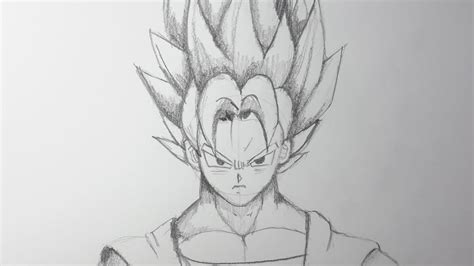 🥇 Cómo 🅳🅸🅱🆄🅹🅰🆁 A Goku Ssj 1 Paso A Paso A LÁpiz Dibujo De Goku Fase 1