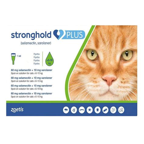 Buy Stronghold Plus For Medium Cats 55 11lbs 25 5kg Orange Free