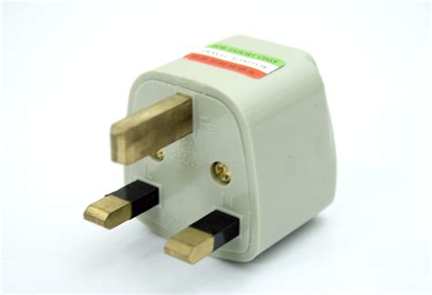Jazrider Type G British 3 Pin Electrical Adapter Plug