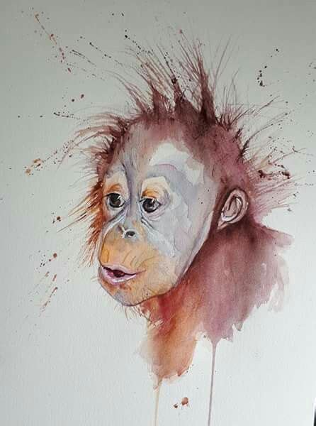 Pin By Evemcdonald On Animaux Watercolor Art Lessons Animal