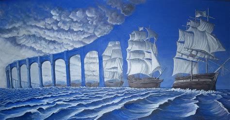 25 Mind Twisting Optical Illusion Paintings By Rob Gonsalves Bored