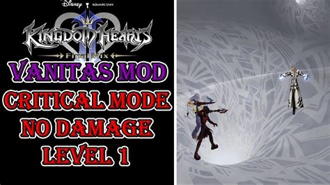 Kingdom Hearts 2 Vanitas Mod Final Xemnas Boss Fight Critical Mode