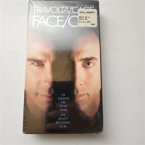 FACE OFF VHS TAPE Movie 1997 Paramount Sealed John Travolta