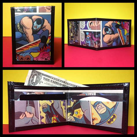 Handmade One Of A Kind Bane Comic Book Wallet From The Batman