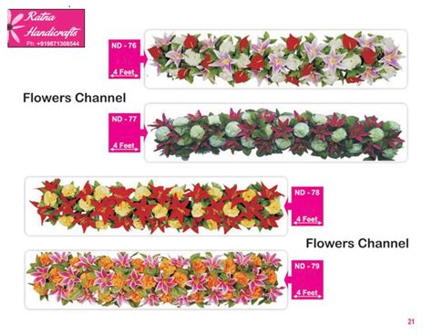 Artificial Flower Decoration026 Ratna Handicrafts