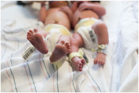 Twins Newborn Hospital Pictures Orange County Newborn Photographer
