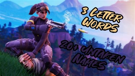 Generate your own fortnite names or choose from the list. 20+ Sweaty/Cool Sounding 3 Letter Fortnite Or Channel ...