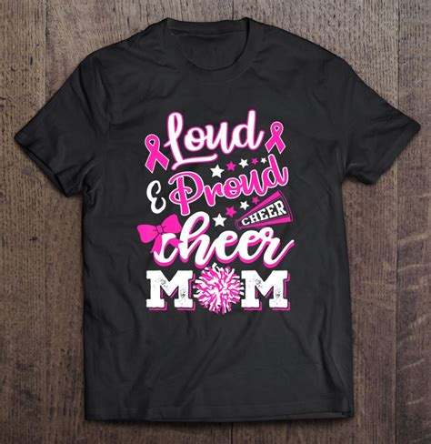 Cheer Mom Shirt Pink Month Loud And Proud Cheerleading