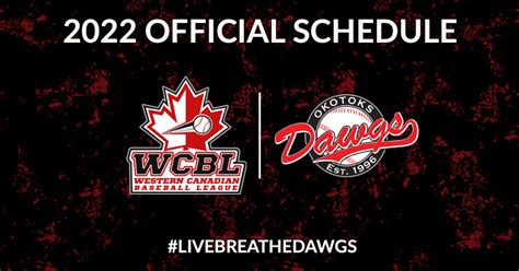 Okotoks Dawgs Unveil 2022 Wcbl Schedule — Canadian Baseball Network