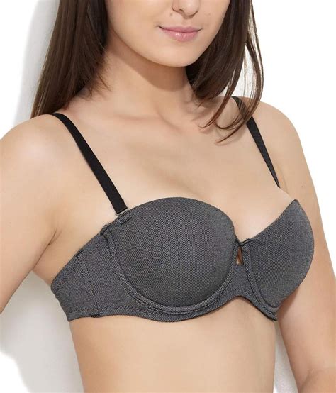 Buy Enamor Black Enamor Multi Way Padded Underwired Bra Online At Best Prices In India Snapdeal