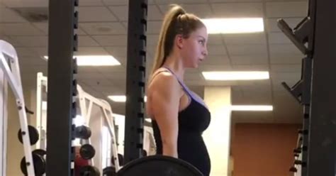 Pregnant Fitness Star Banned From Instagram For Bump Video Us Weekly
