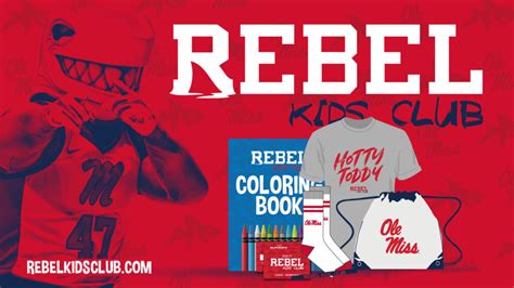 Rebel Kids Club The Official Youth Group Of The Ole Miss Rebels