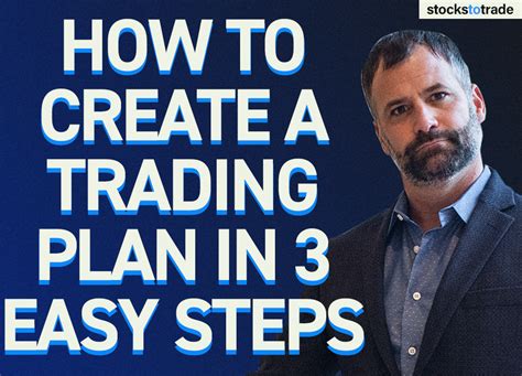 How To Create A Trading Plan In 3 Easy Steps Stockstotrade