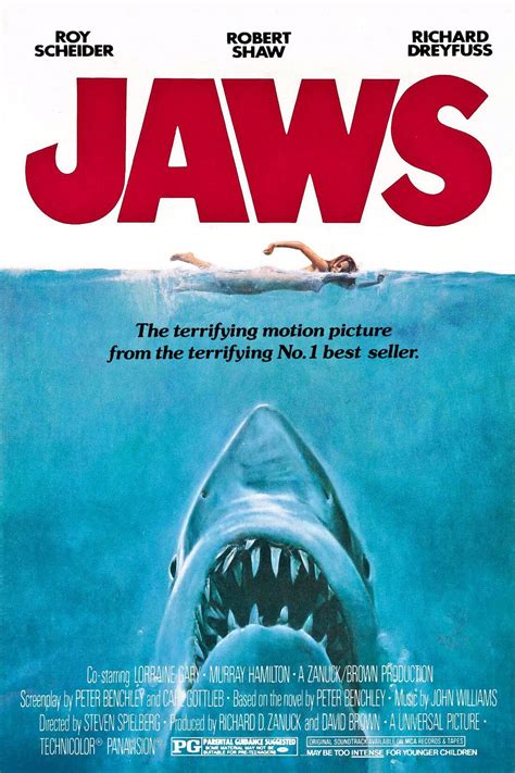 Jaws Steven Spielberg Hollywood Classic Action Movie Original