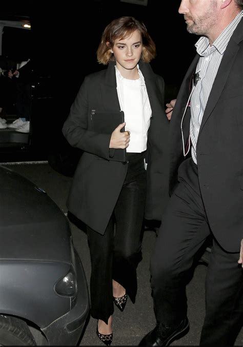 Emma Watson Arriving At Emmanuel Center In London February Celebmafia
