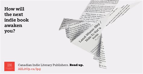 Literary Press Group Canadian Indie Literary Publishers • Ads Of The
