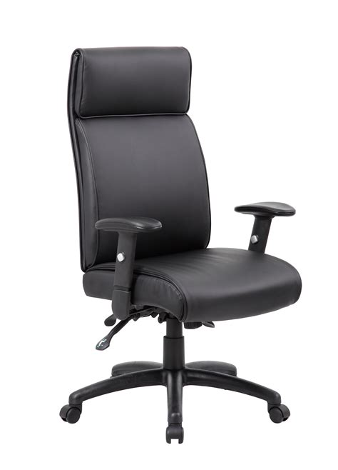 Boss Office Home Black Multi Function Executive High Back Chair Walmart Com