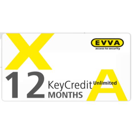 Keycredits Evva Airkey Card Unlimited 12 Months E Locks Shop