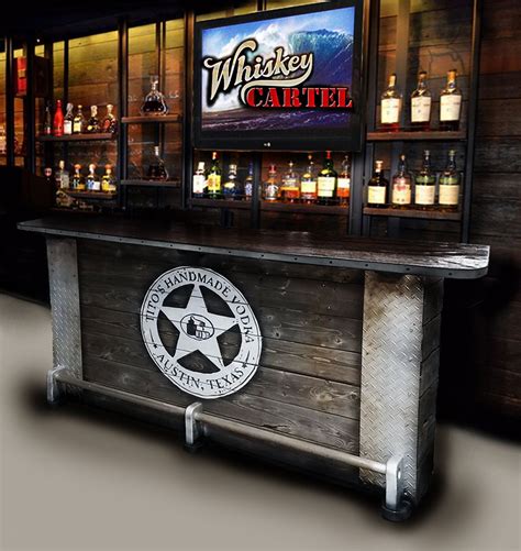 Sold Out Home Bar Custom Hand Built Rustic Whiskey Pub Man Cave Barn