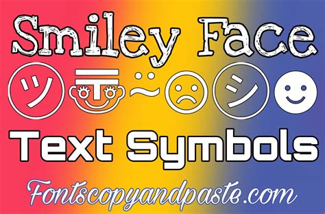 Smiley Face Text Symbol Copy And Paste ㋡〠⍨☹㋛☻