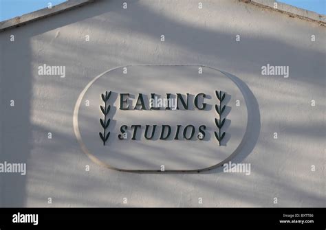 Logo On The Entrance To The Famous Ealing Studios In Ealing West