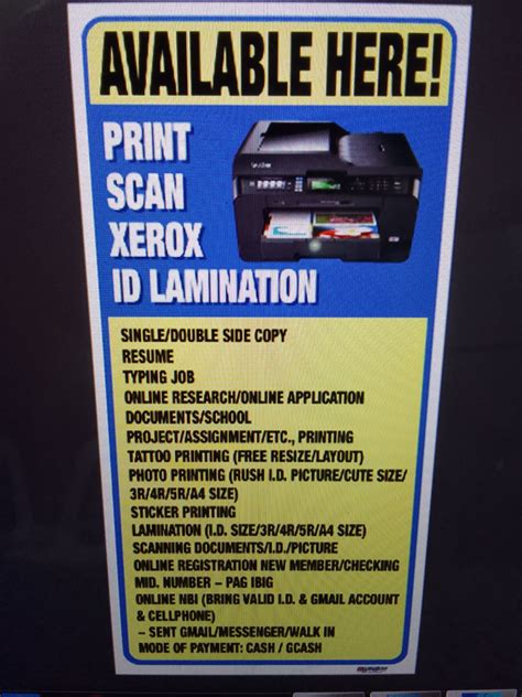Print Scan Xerox 2x4ft Tarpaulin Print Lazada Ph