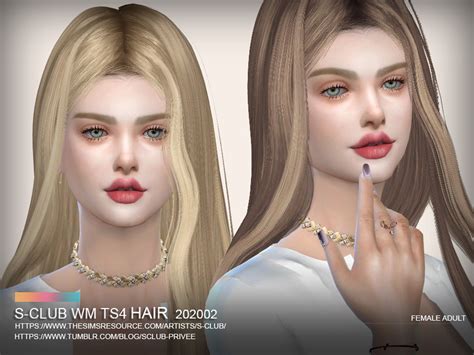 The Sims Resource S Club Ts4 Wm Hair 202002