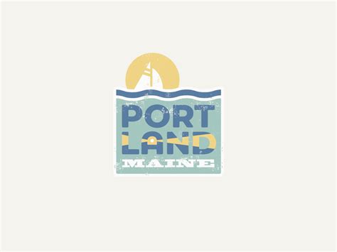 Portland Maine Logo By Thomas Puckett On Dribbble