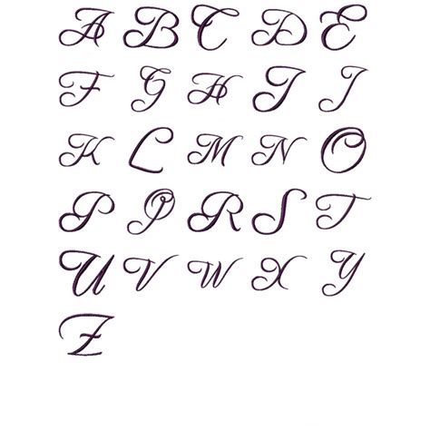 Moldes De Letras Cursivas → Para Imprimir Alfabeto Cursivo Cec Fonte