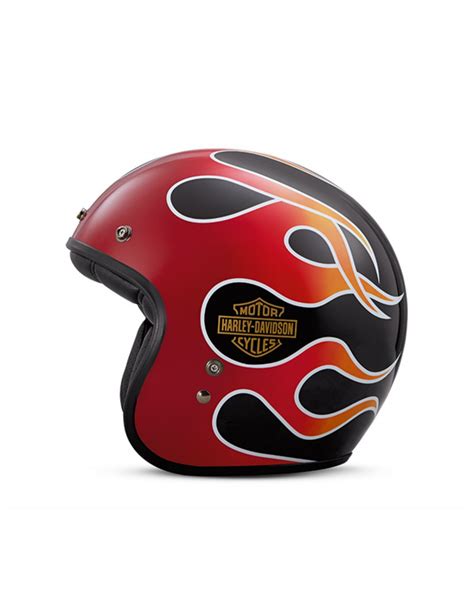 Harley Davidson Retro Flame 34 Helmet