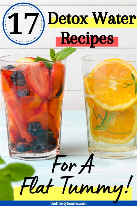 Here Are 17 Detox Water Recipes To Help You Achieve A Flat Tummy Detox